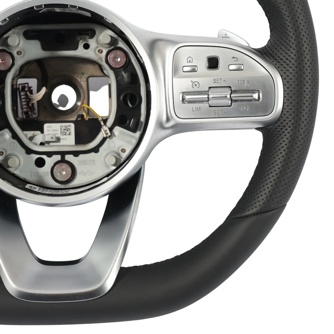 Mercedes W177 W205 Steering Wheel NEW Black Leather Paddle Shift - SKU A0004609313-1 - Part number A0004609313