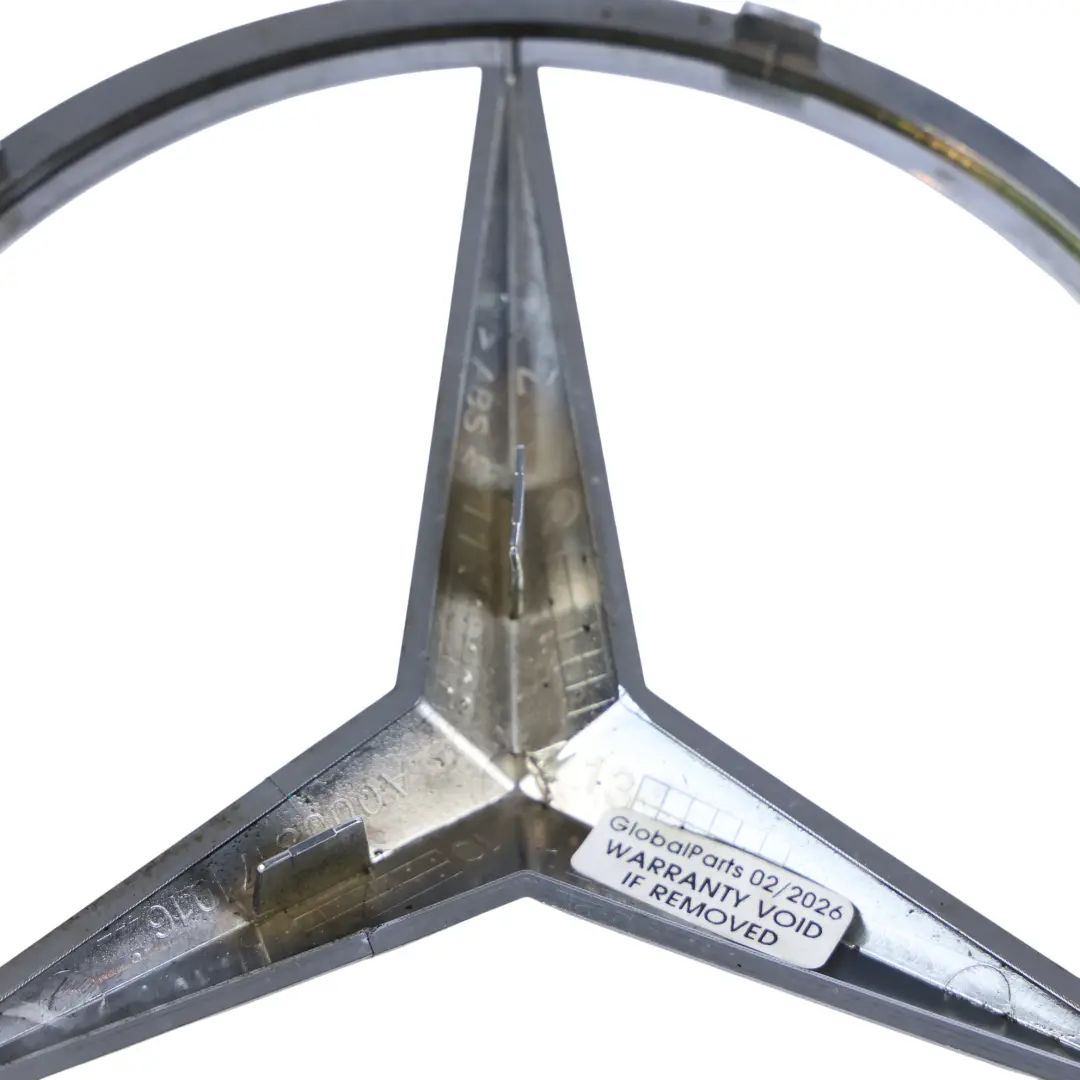 Mercedes W176 W212 W246 Front Emblem Logo Star Grille Badge Chrome - SKU A0008171016-1 - Part number A0008171016