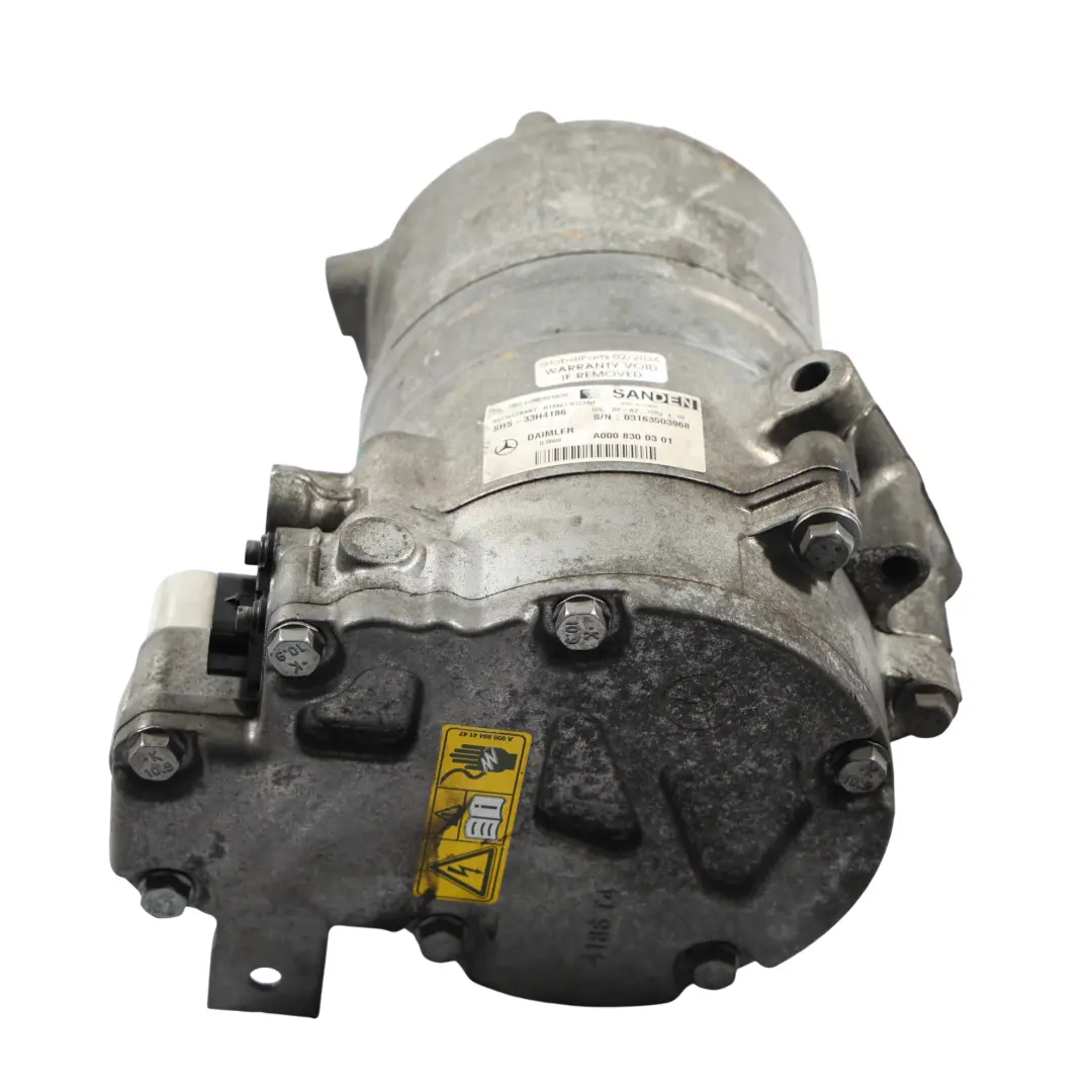 Mercedes W205 W213 W222 X253 Aria Condizionata Compressore Elettrico - SKU A0008300301 - Numero di parte A0008300301