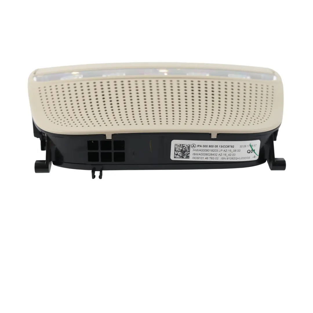 Mercedes W213 S213 C238 Interni Headliner Lampada Pannello Beige - SKU A0009000513 - Numero di parte A0009000513