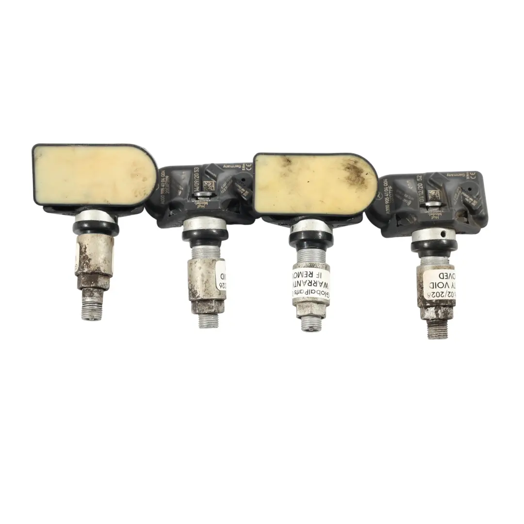 Mercedes W167 C118 Tyre Pressure Sensor Left Right N/O/S SET X4 - SKU A0009054104-2 - Part number A0009054104