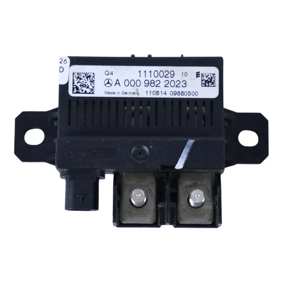 Mercedes W204 W212 W221 Unité Module De Relais De Batterie - SKU A0009822023 - Numéro de pièce A0009822023