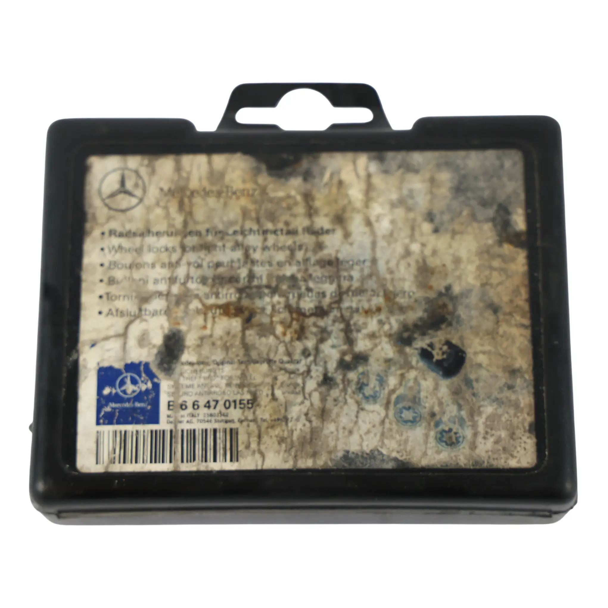 Mercedes W169 W204 W211 Pernos Rueda Delanteros Traseros Set B66470155