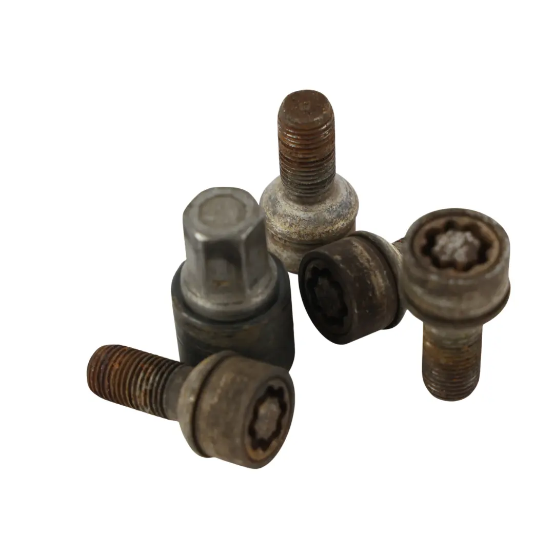 Pernos Rueda Delanteros Traseros Set B66470155 para Mercedes W169 W204 W211 con número de pieza A0009904907 Mercedes W169 W204 W211 Pernos Rueda Delanteros Traseros Set B66470155 - SKU A0009904907-8 - Número de pieza A0009904907