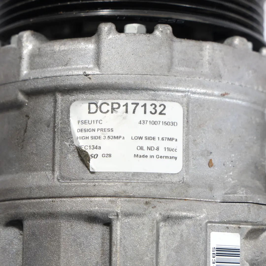 Mercedes W639 W906 A/C Air Conditioning Compressor Climate Pump - SKU A0022307711-1 - Part number A0022307711