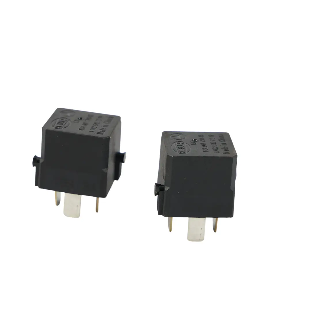 Mercedes W169 W245 W204 W212 Relé 4-Pin Negro Hella SET - SKU A0025427219-1 - Número de pieza A0025427219