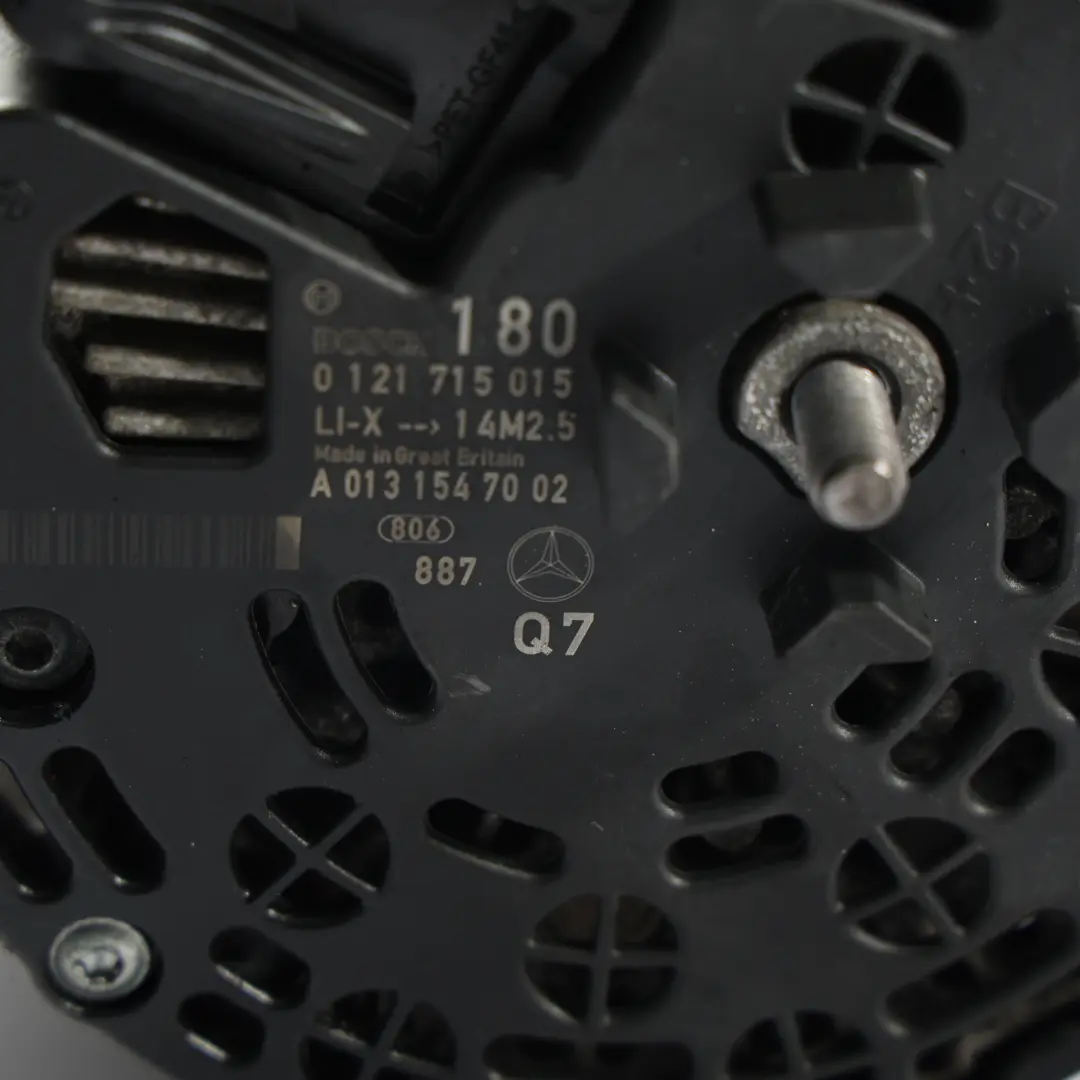  Licht maschine Generator Mercedes W211 CLS C219 OM642 14V 180A - SKU A0131547002-1 - Teilenummer A0131547002