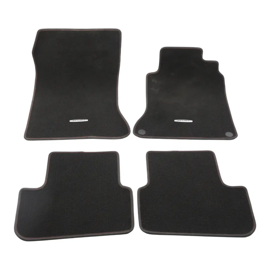 Mercedes C117 Floor Mat Set Interior Front Rear Footwell Cover Sport - SKU RHD-A1176803700 - Part number A1176803700