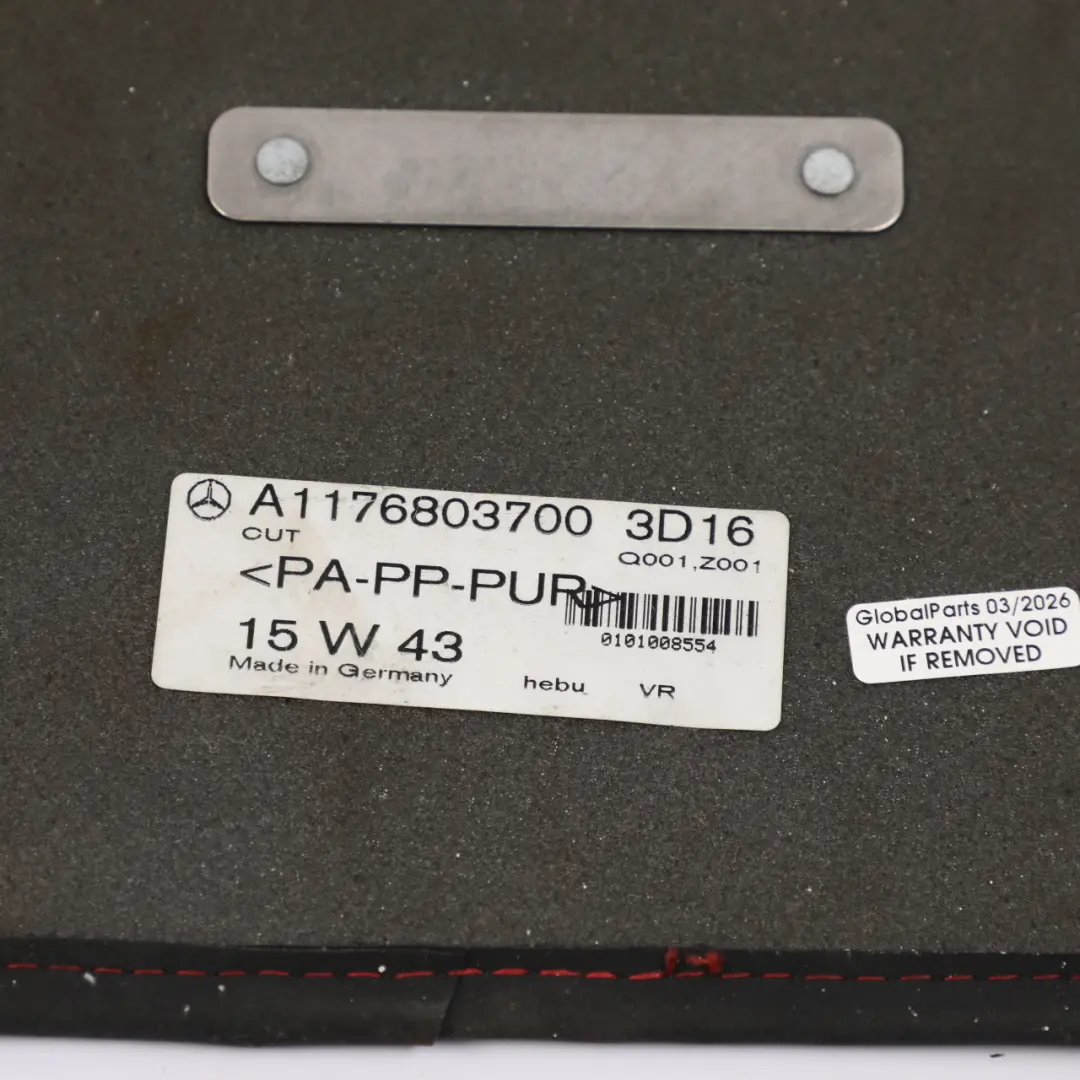 Mercedes C117 Floor Mat Set Interior Front Rear Footwell Cover Sport - SKU RHD-A1176803700 - Part number A1176803700