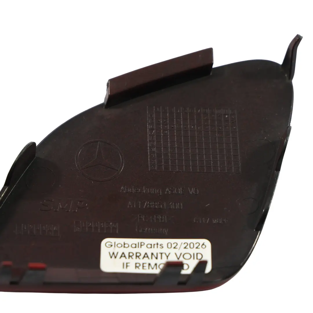 Mercedes C117 Front Bumper Cover Towing Eye Jupiter Red - 589 - SKU A1178851300-JUR - Part number A1178851300