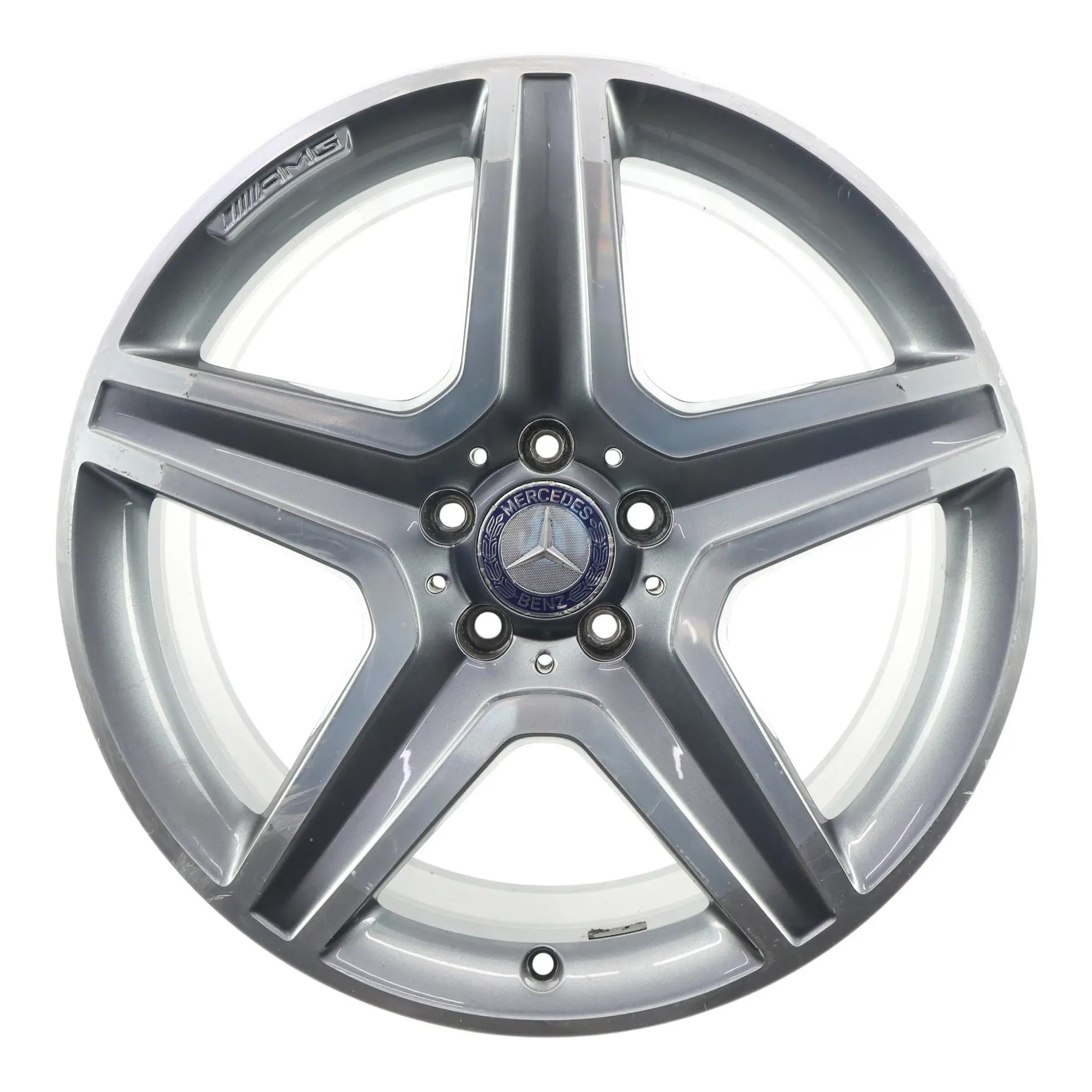 Mercedes GLA X156 Cerchio Lega AMG Grigio 19" 8J ET:43,5 5 Razze A1564010600