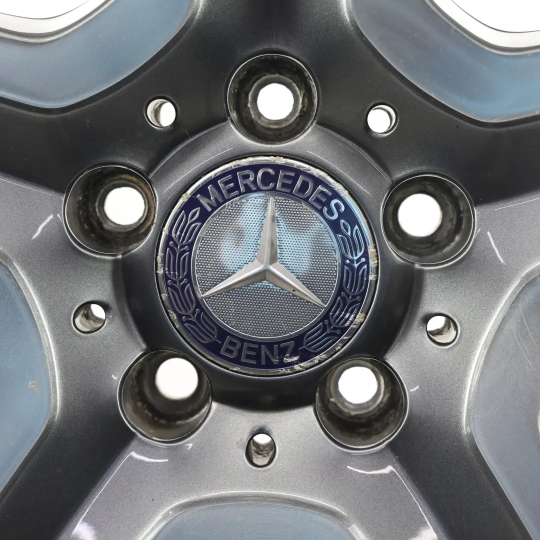 Mercedes GLA X156 Cerchio Lega AMG Grigio 19" 8J ET:43,5 5 Razze - SKU A1564010600-6 - Numero di parte A1564010600