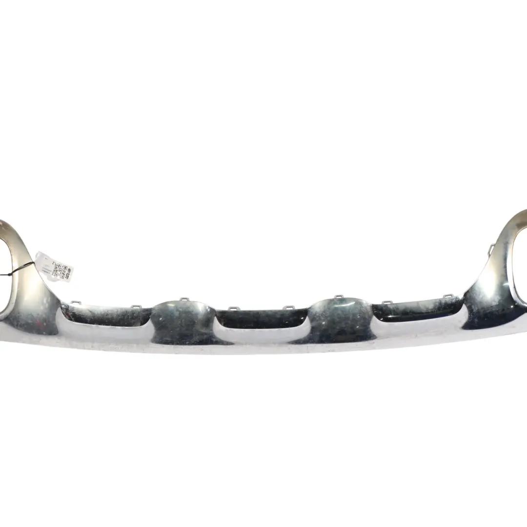 Bumper Lower Diffuser Trim Panel Cover to Mercedes X156 AMG Rear with Part number A1568855001 Mercedes X156 AMG Rear Bumper Lower Diffuser Trim Panel Cover - SKU A1568855001 - Part number A1568855001