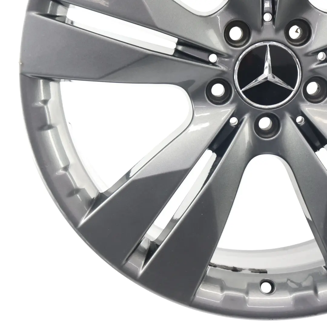 Grey Wheel Alloy Rim 20" 8,5J ET:55 5-Double Spoke to Mercedes ML W164 with Part number A1644014902 Mercedes ML W164 Grey Wheel Alloy Rim 20" 8,5J ET:55 5-Double Spoke - SKU A1644014902-7 - Part number A1644014902