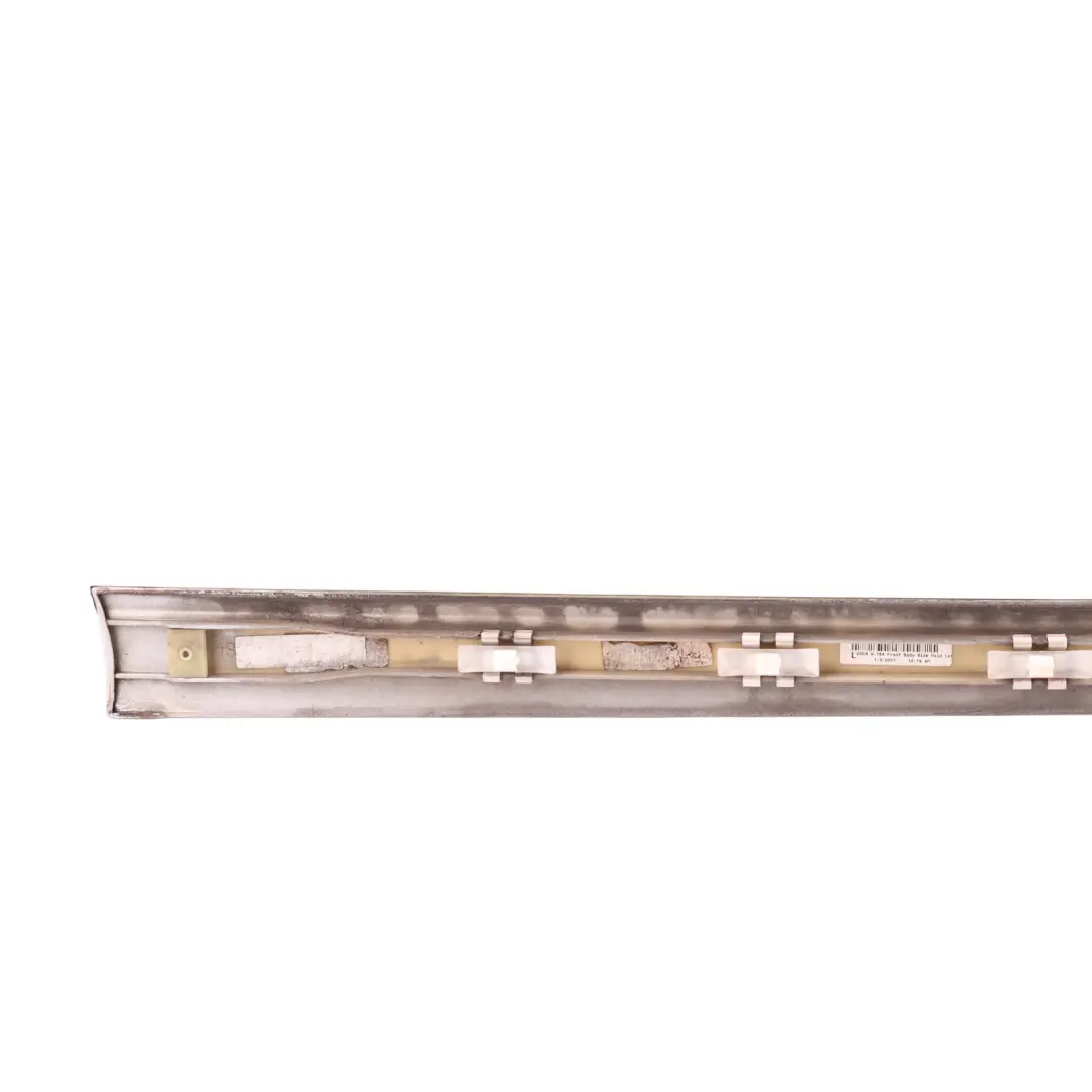 Door Moulding Exterior Strip Front Left N/S Iridium Silver - 775 to Mercedes W164 with Part number A1646900062 Mercedes W164 Door Moulding Exterior Strip Front Left N/S Iridium Silver - 775 - SKU A1646900062-IRS - Part number A1646900062