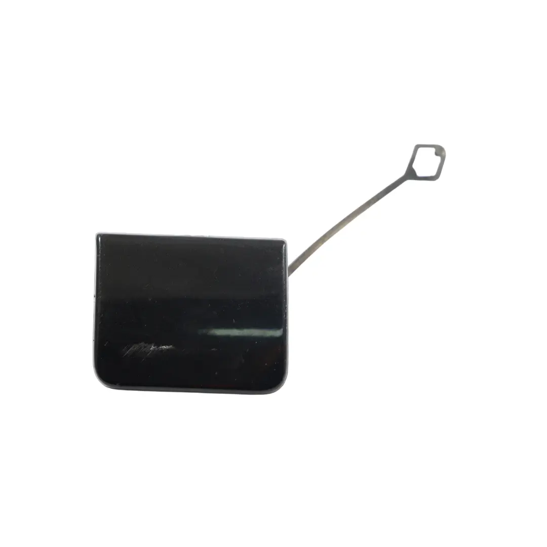 Bumper Towing Eye Hook Cover Obsidian Black Metallic - 197 to Mercedes W164 Rear with Part number A1648853223 Mercedes W164 Rear Bumper Towing Eye Hook Cover Obsidian Black Metallic - 197 - SKU A1648853223-OB - Part number A1648853223