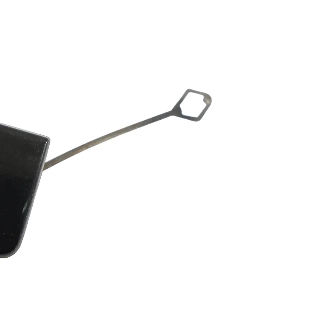 Mercedes W164 Rear Bumper Towing Eye Hook Cover Obsidian Black Metallic - 197 - SKU A1648853223-OB - Part number A1648853223