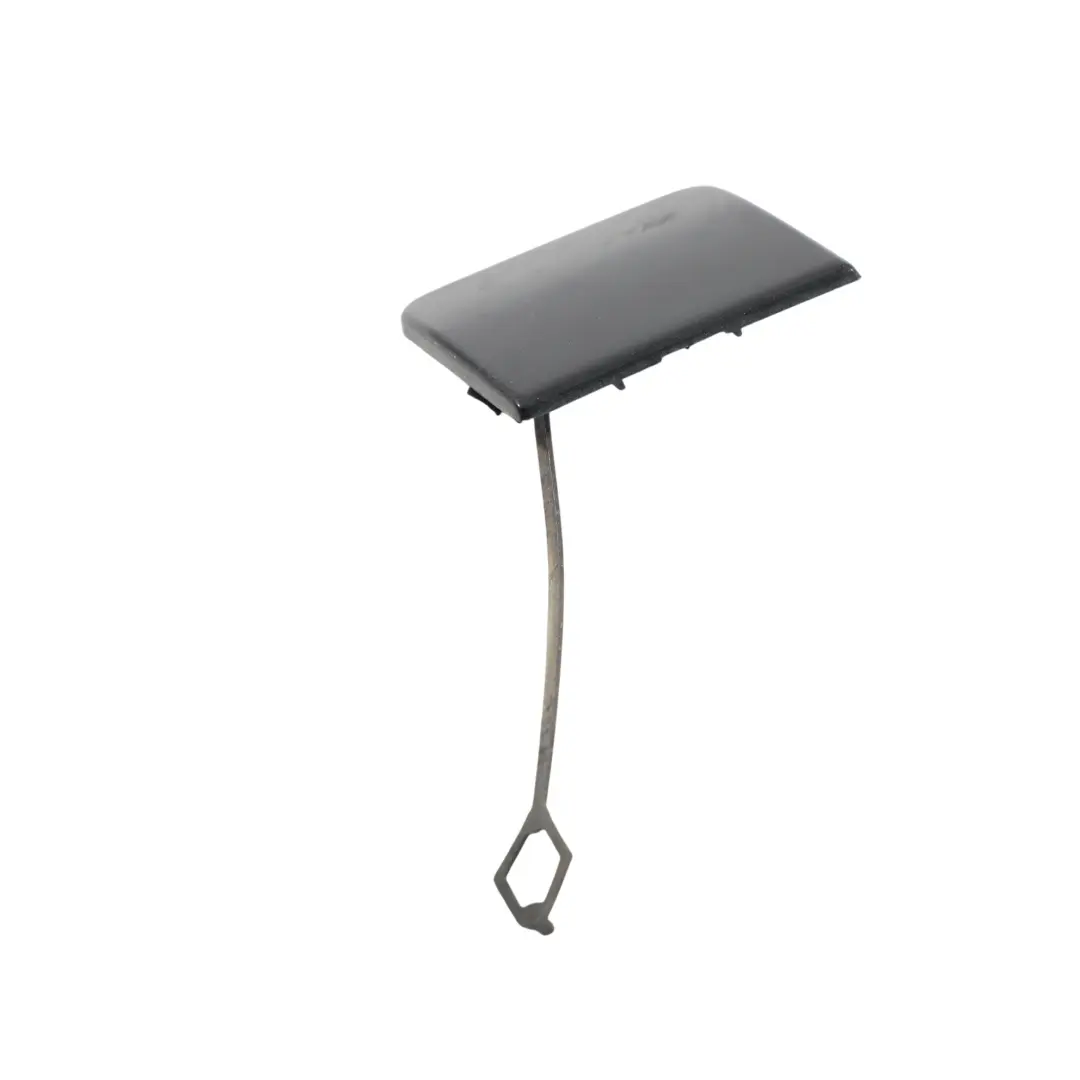 Bumper Towing Eye Hook Cover Obsidian Black Metallic - 197 to Mercedes W164 Rear with Part number A1648853223 Mercedes W164 Rear Bumper Towing Eye Hook Cover Obsidian Black Metallic - 197 - SKU A1648853223-OB - Part number A1648853223
