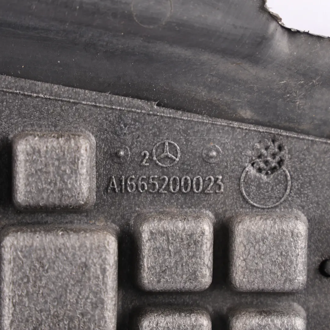 Front Bumper Undertray Splash Guard Shield Cover to Mercedes W166 C292 with Part number A1665200023 Mercedes W166 C292 Front Bumper Undertray Splash Guard Shield Cover - SKU A1665200023 - Part number A1665200023