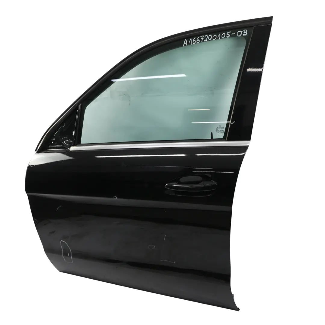 Mercedes ML W166 Tür Vorne Links Obsidianschwarz Metallic - 197 - SKU A1667200105-OB - Teilenummer A1667200105