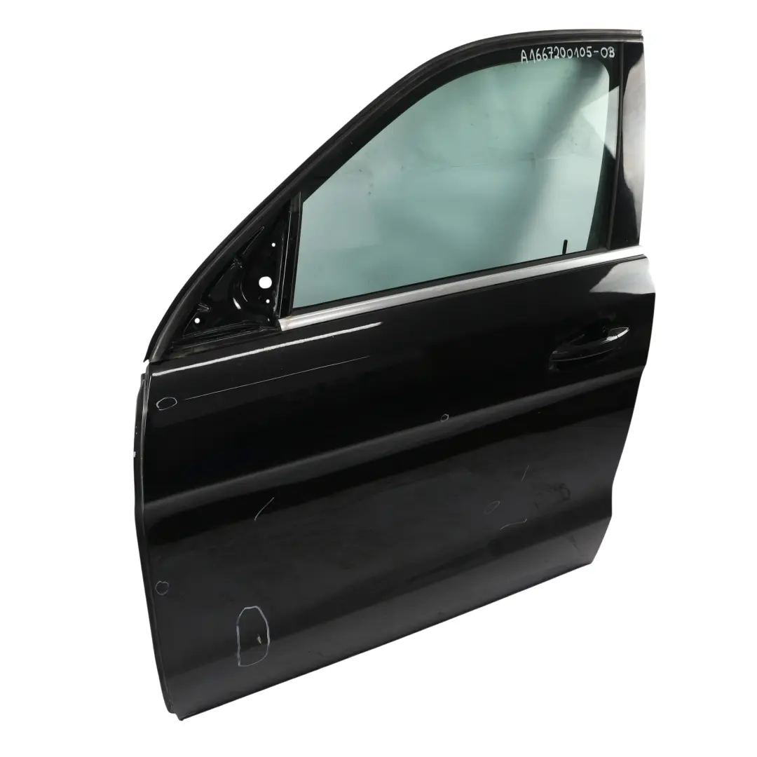 Mercedes ML W166 Tür Vorne Links Obsidianschwarz Metallic - 197 - SKU A1667200105-OB - Teilenummer A1667200105