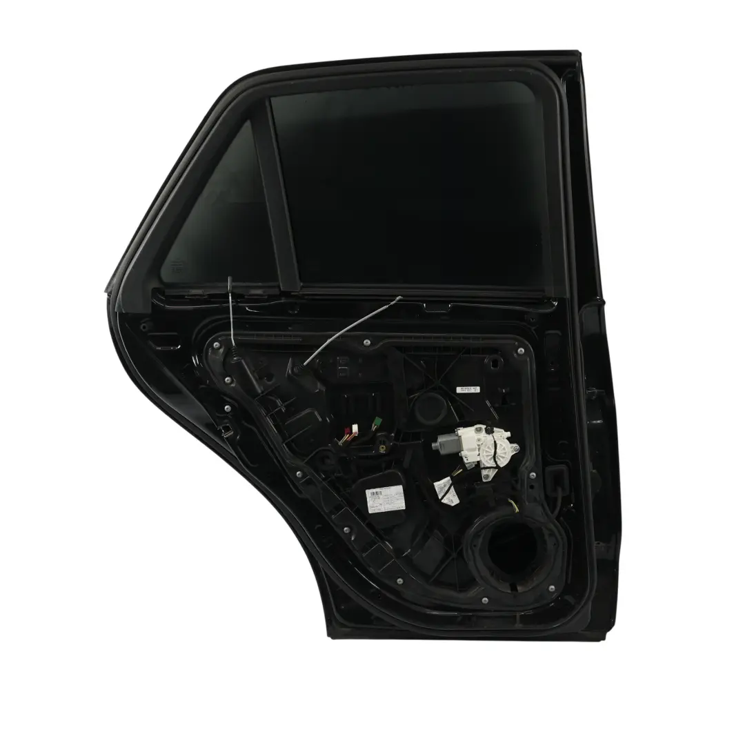 Mercedes ML W166 Door Rear Left N/S Obsidian Black Metallic - 197 - SKU A1667300105-OB - Part number A1667300105