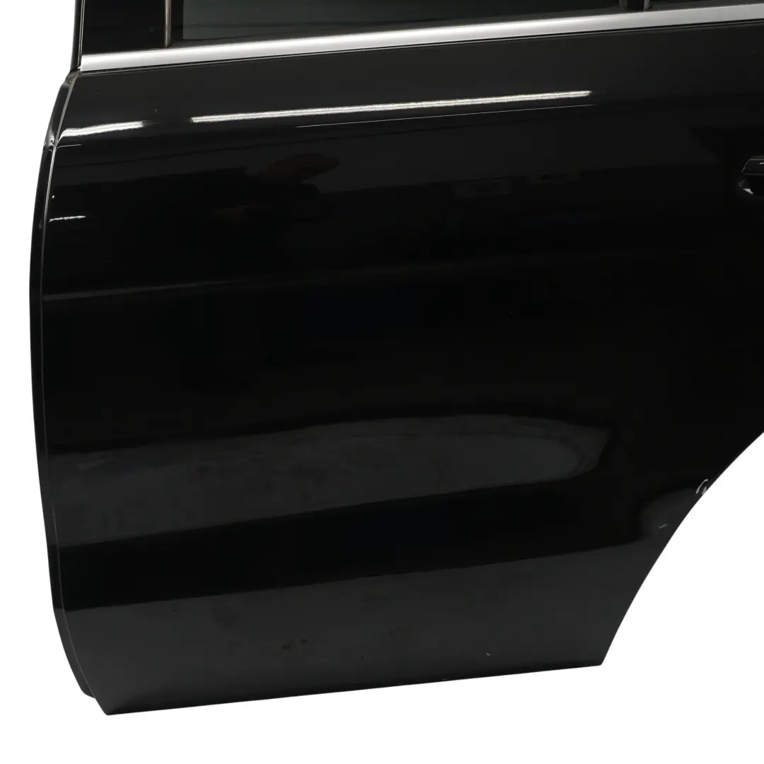 Door Rear Left N/S Obsidian Black Metallic - 197 to Mercedes ML W166 with Part number A1667300105 Mercedes ML W166 Door Rear Left N/S Obsidian Black Metallic - 197 - SKU A1667300105-OB - Part number A1667300105