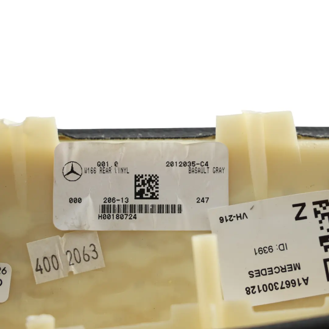 Mercedes W166 Rear Door Arm Rest Window Lifter Switch Cover Left N/S - SKU A1667300128 - Part number A1667300128