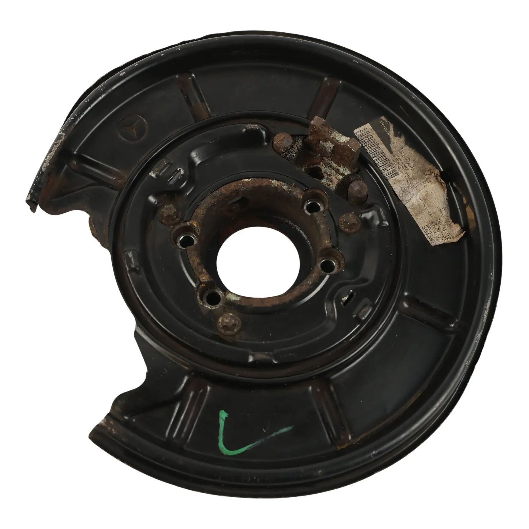 Mercedes W414 Brake Disc Splash Guard Cover Rear Left N/S A1684203115