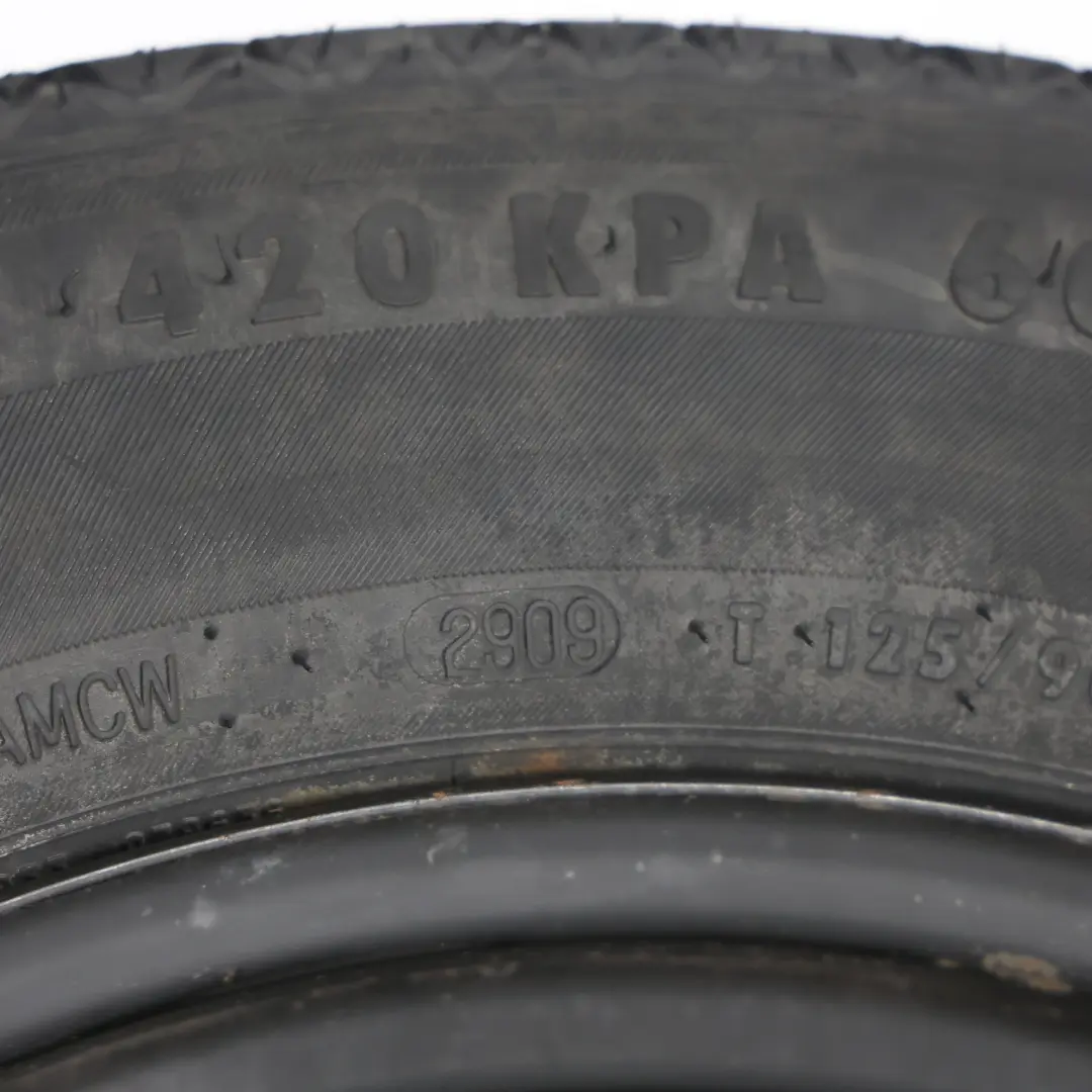 Mercedes W169 W245 Ruota Di Scorta Compatta Pneumatico R16 125/90 - SKU A1694000802-5 - Numero di parte A1694000802