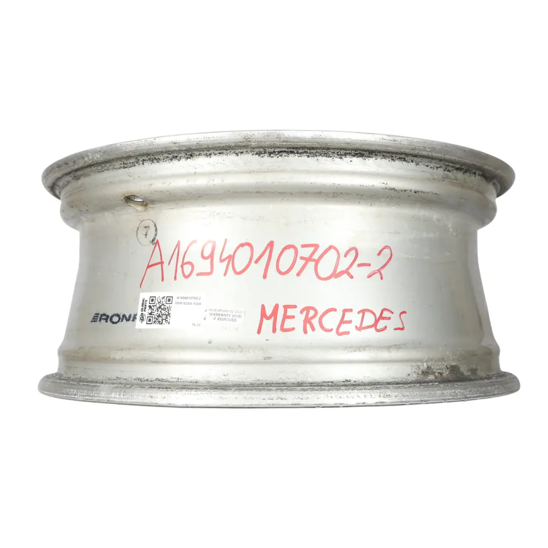 Mercedes-Benz Classe-B W245 Argent Jante En Alliage 17" ET:49 7J pour à propos du numéro de pièce A1694010702 Mercedes-Benz Classe-B W245 Argent Jante En Alliage 17" ET:49 7J - SKU A1694010702-2 - Numéro de pièce A1694010702
