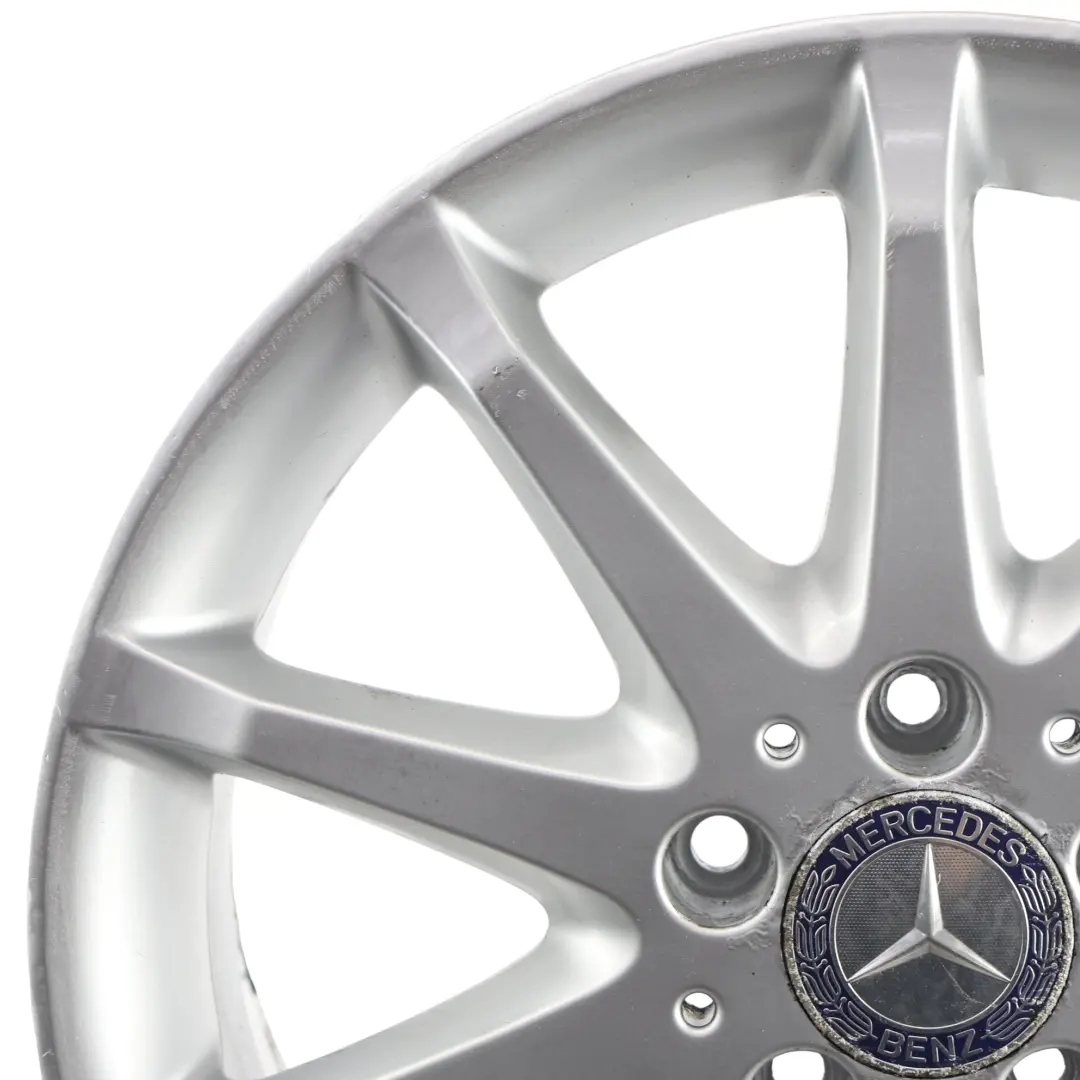Mercedes-Benz Classe B W245 Cerchio in lega argento 17" ET:49 7J per con numero di parte A1694010702 Mercedes-Benz Classe B W245 Cerchio in lega argento 17" ET:49 7J - SKU A1694010702-2 - Numero di parte A1694010702