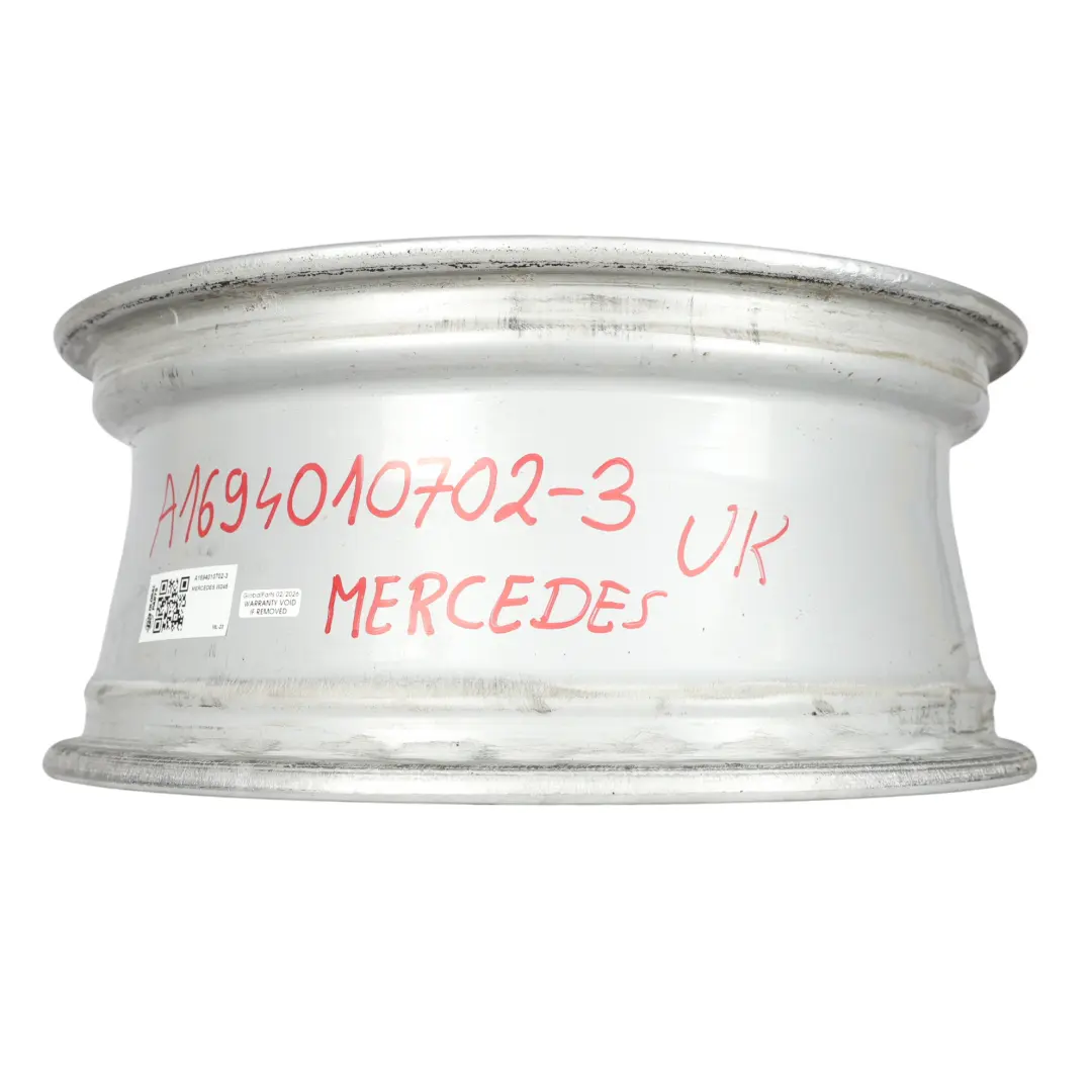 Alloy Wheel Rim 10-Spoke 17" ET:49 7J to Mercedes W245 Silver with Part number A1694010702 Mercedes W245 Silver Alloy Wheel Rim 10-Spoke 17" ET:49 7J - SKU A1694010702-3 - Part number A1694010702