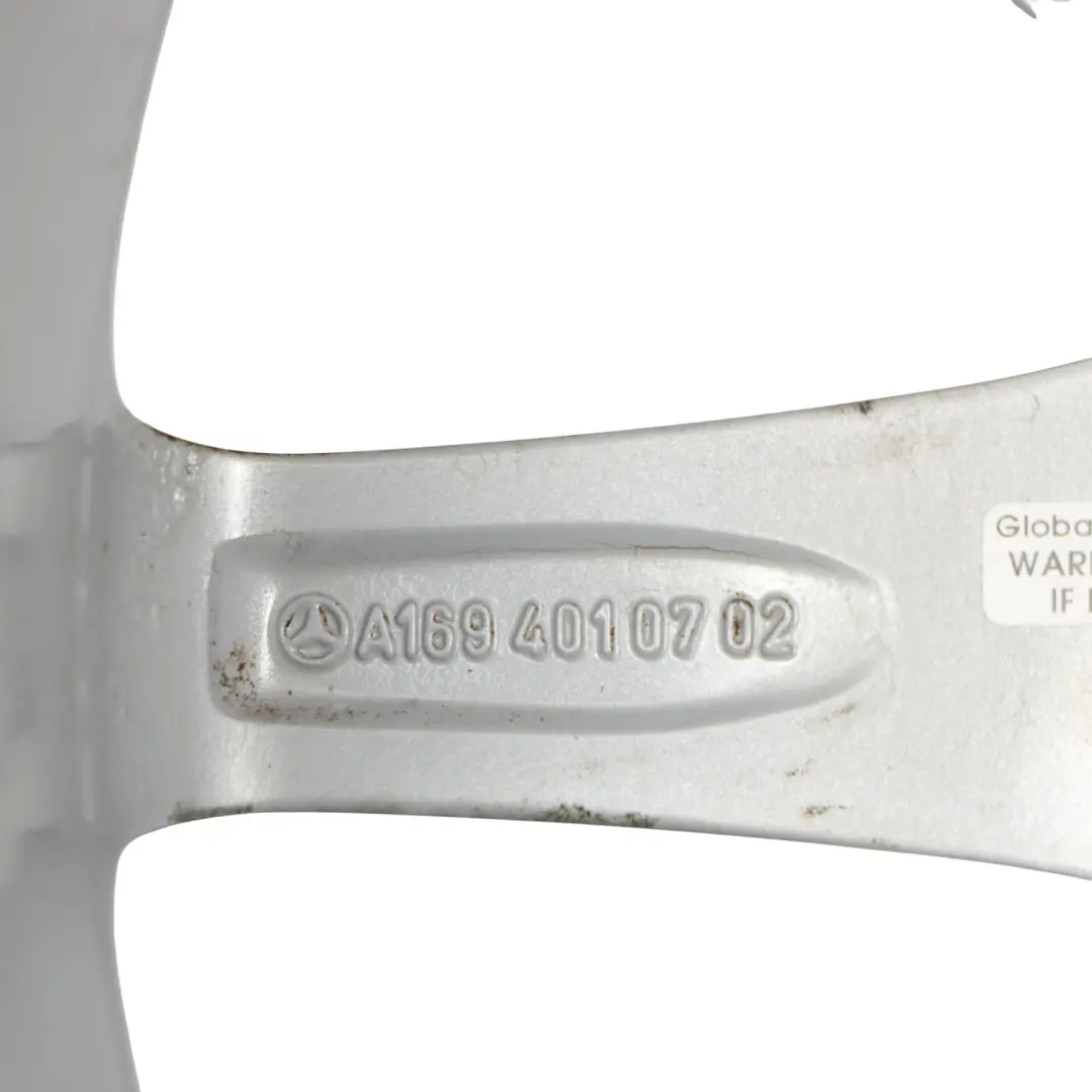 Alloy Wheel Rim 10-Spoke 17" ET:49 7J to Mercedes W245 Silver with Part number A1694010702 Mercedes W245 Silver Alloy Wheel Rim 10-Spoke 17" ET:49 7J - SKU A1694010702-3 - Part number A1694010702