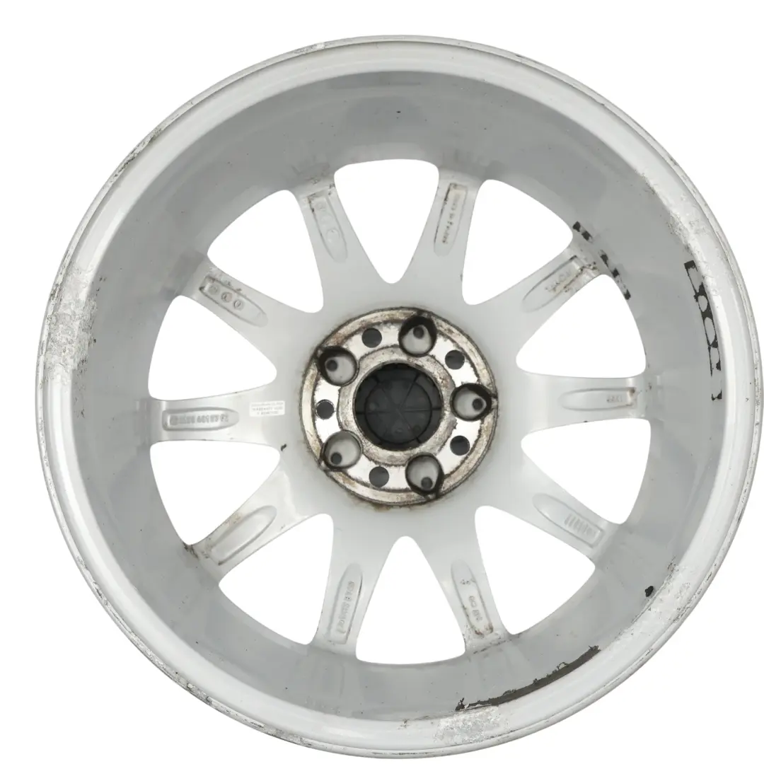 Alloy Wheel Rim 10-Spoke 17" ET:49 7J to Mercedes W245 Silver with Part number A1694010702 Mercedes W245 Silver Alloy Wheel Rim 10-Spoke 17" ET:49 7J - SKU A1694010702-3 - Part number A1694010702