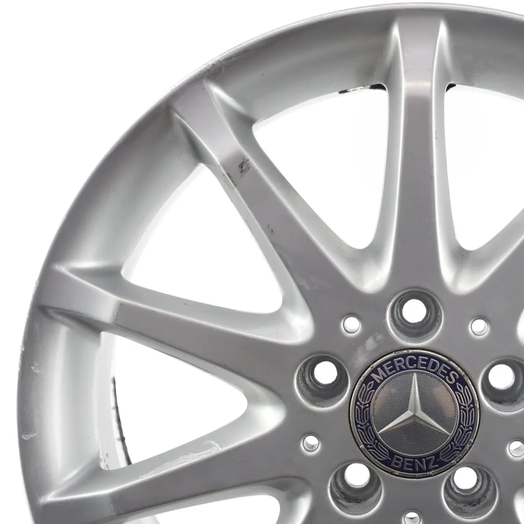 Mercedes W245 Silver Alloy Wheel Rim 10-Spoke 17" ET:49 7J - SKU A1694010702-3 - Part number A1694010702