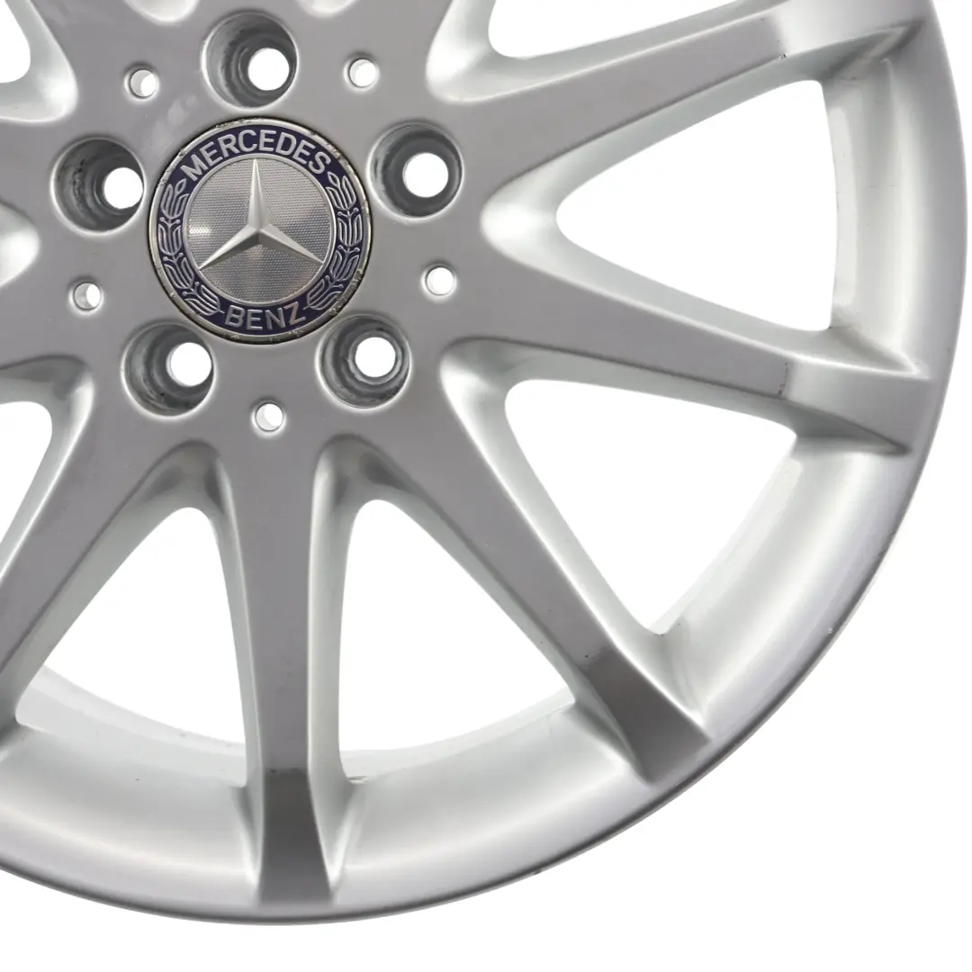 Mercedes W245 Silver Alloy Wheel Rim 10-Spoke 17" ET:49 7J - SKU A1694010702-3 - Part number A1694010702