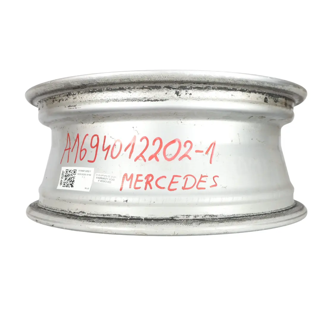  Mercedes-Benz Classe A B W169 W245 Cerchio In Lega 16" 6J ET:46 - SKU A1694012202-1 - Numero di parte A1694012202