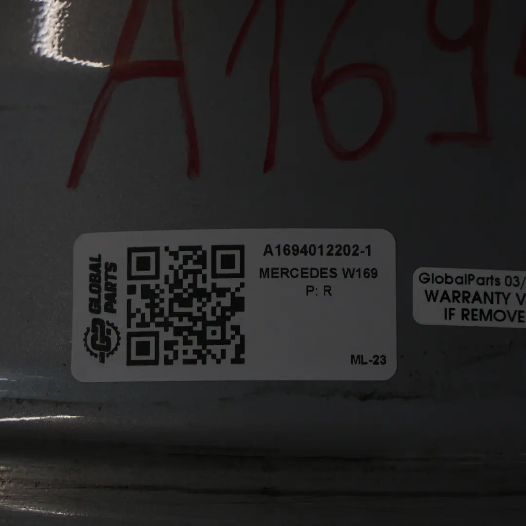 Mercedes-Benz Classe A B W169 W245 Cerchio In Lega 16" 6J ET:46 per con numero di parte A1694012202 Mercedes-Benz Classe A B W169 W245 Cerchio In Lega 16" 6J ET:46 - SKU A1694012202-1 - Numero di parte A1694012202