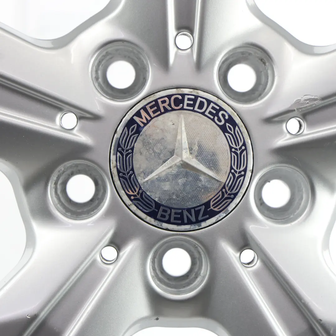 Mercedes W169 W245 Silver Alloy Wheel Rim 16" 6J ET:46 - SKU A1694012202-2 - Part number A1694012202