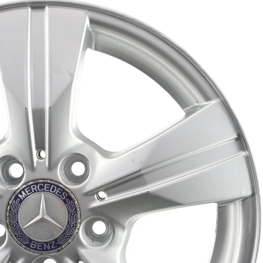 Alloy Wheel Rim 16" 6J ET:46 to Mercedes W169 W245 Silver with Part number A1694012202 Mercedes W169 W245 Silver Alloy Wheel Rim 16" 6J ET:46 - SKU A1694012202-4 - Part number A1694012202