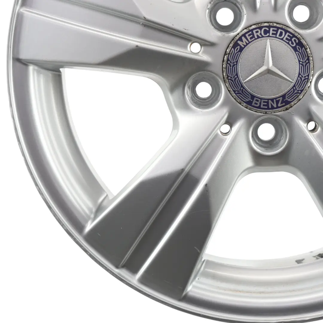 Alloy Wheel Rim 16" 6J ET:46 to Mercedes W169 W245 Silver with Part number A1694012202 Mercedes W169 W245 Silver Alloy Wheel Rim 16" 6J ET:46 - SKU A1694012202-4 - Part number A1694012202