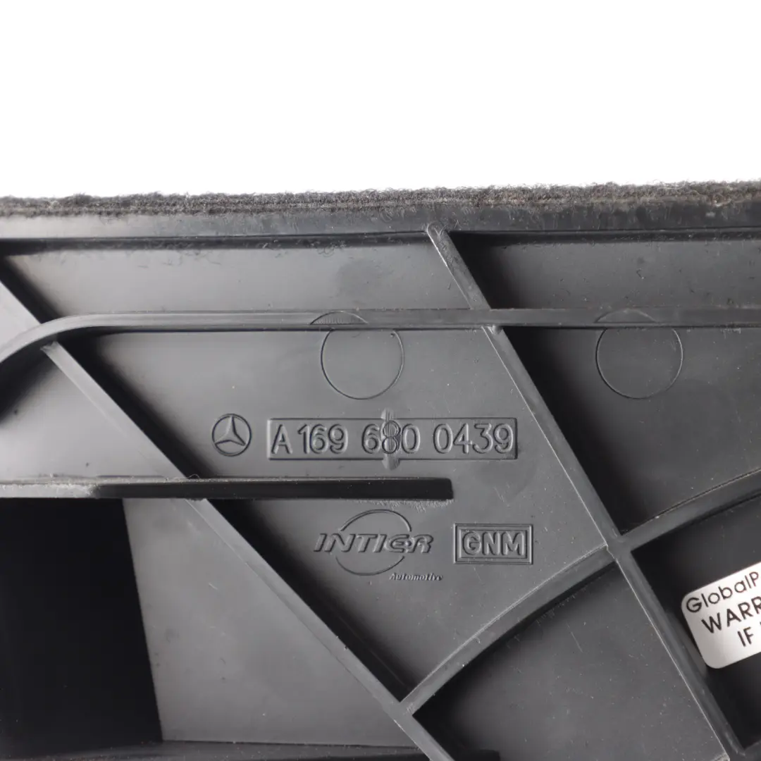 Mercedes W169 W245 Battery Cover Floor Trim Lid Black - SKU A1696800439-3 - Part number A1696800439