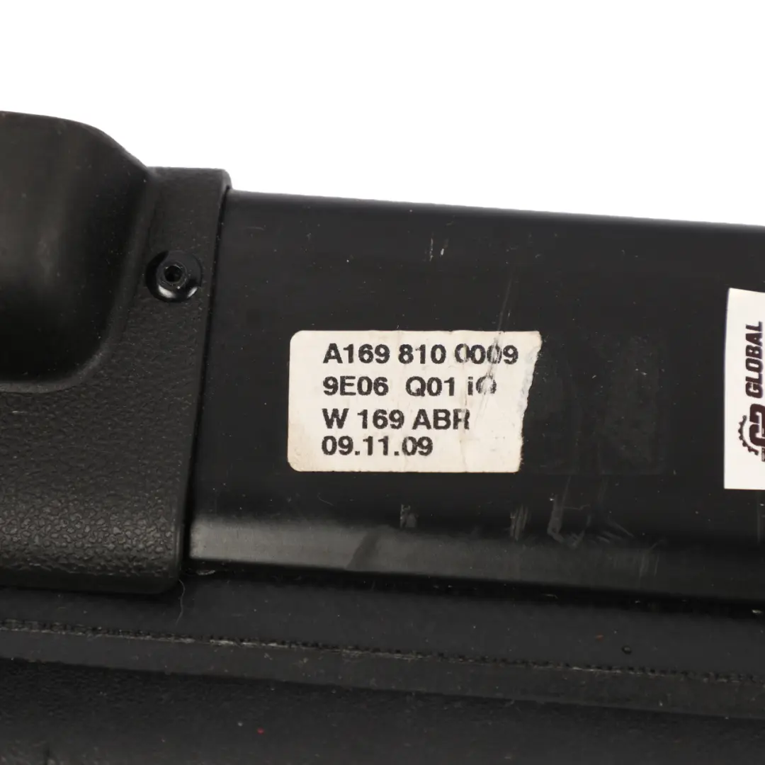 Mercedes W169 Roller Blind Parcel Storage Shelf Compartment Black - SKU A1698100009-1 - Part number A1698100009