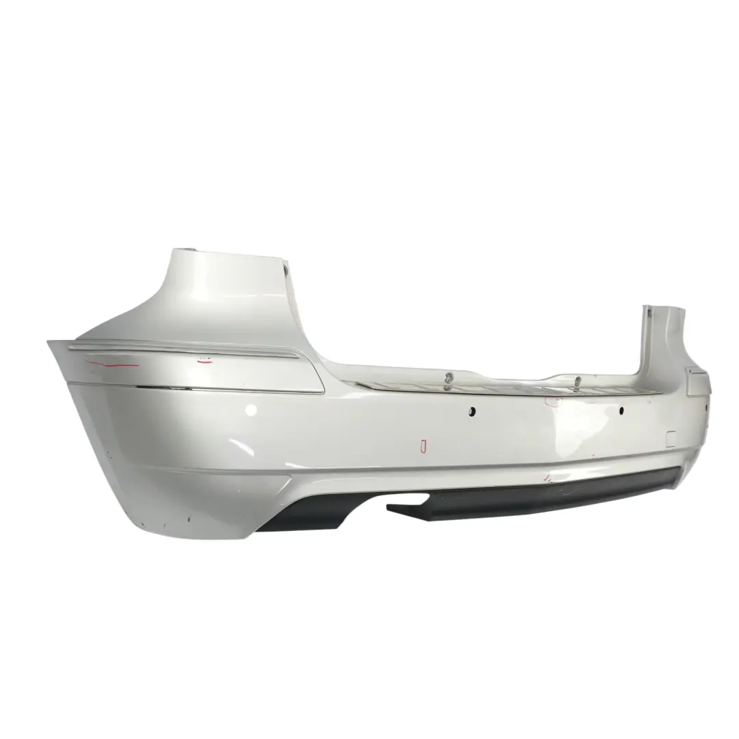 Bumper Sport Package Trim Panel Polar Silver Metallic - 761 to Mercedes W245 Rear with Part number A1698851138 Mercedes W245 Rear Bumper Sport Package Trim Panel Polar Silver Metallic - 761 - SKU A1698851138-PLS - Part number A1698851138