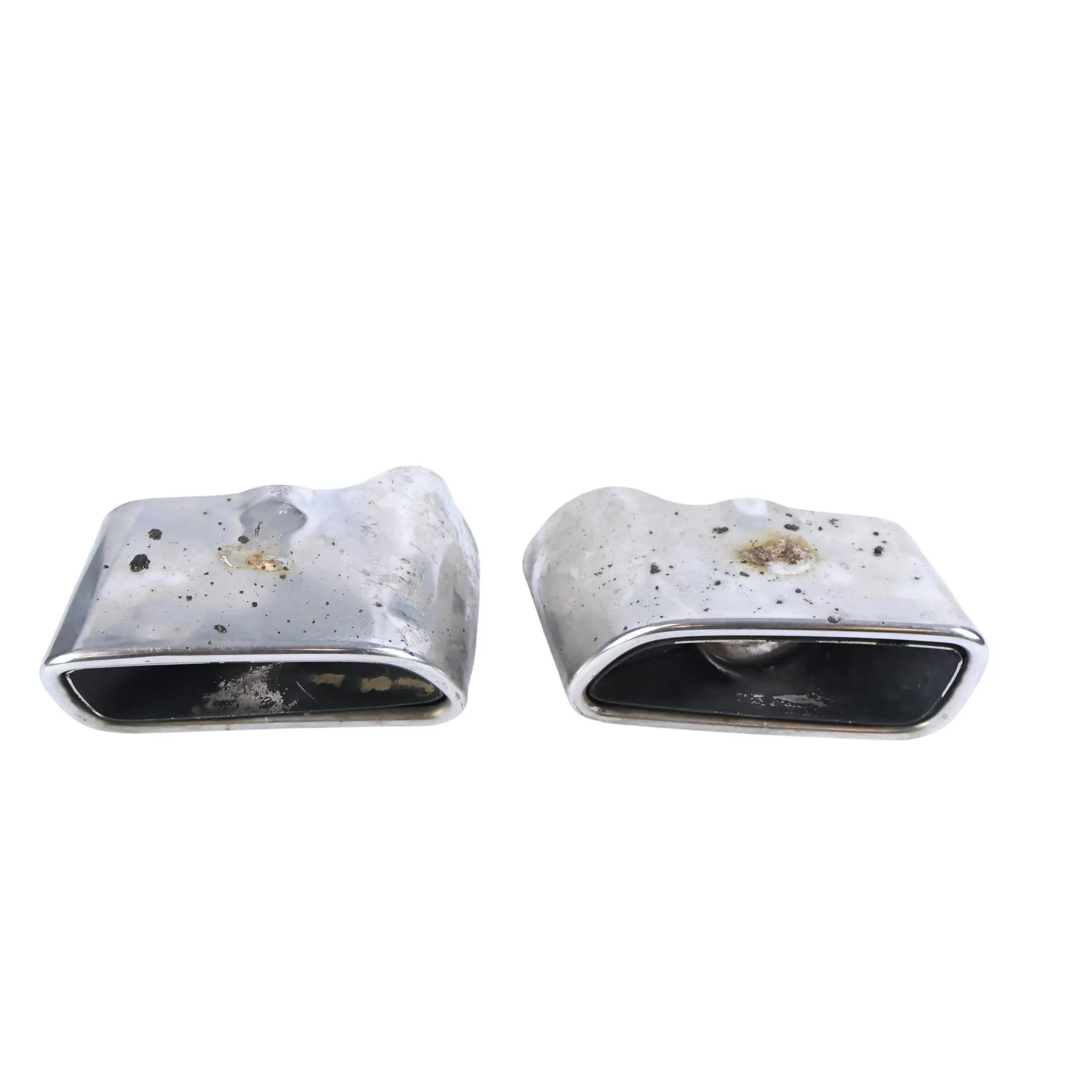 Exhaust Tips Mercedes SLK R172 Exhaust Muffler Pipe Rear Left Right N/O/S Set