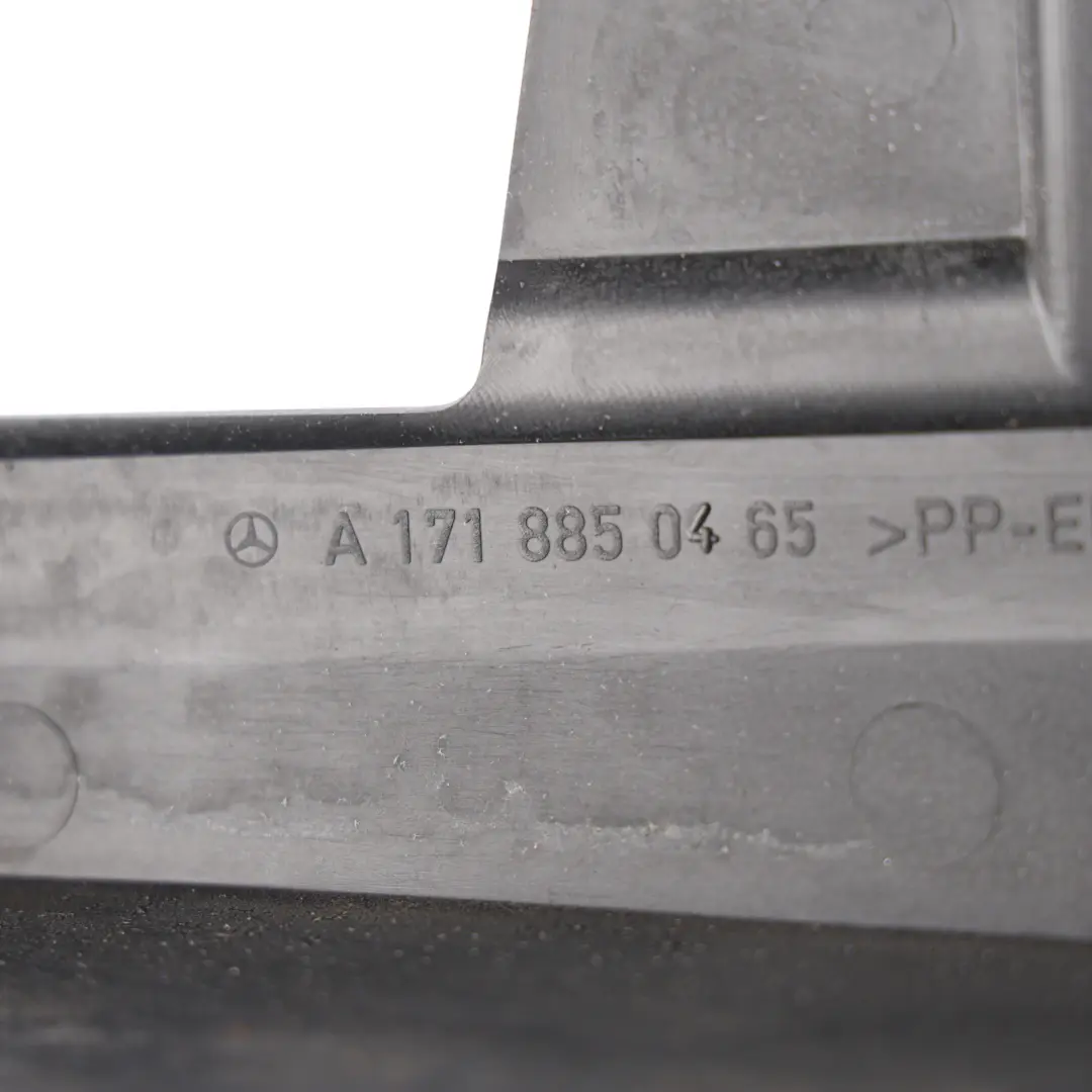 Front Bumper Frame Bracket Slide Support Right O/S to Mercedes R171 with Part number A1718850465 Mercedes R171 Front Bumper Frame Bracket Slide Support Right O/S - SKU A1718850465 - Part number A1718850465