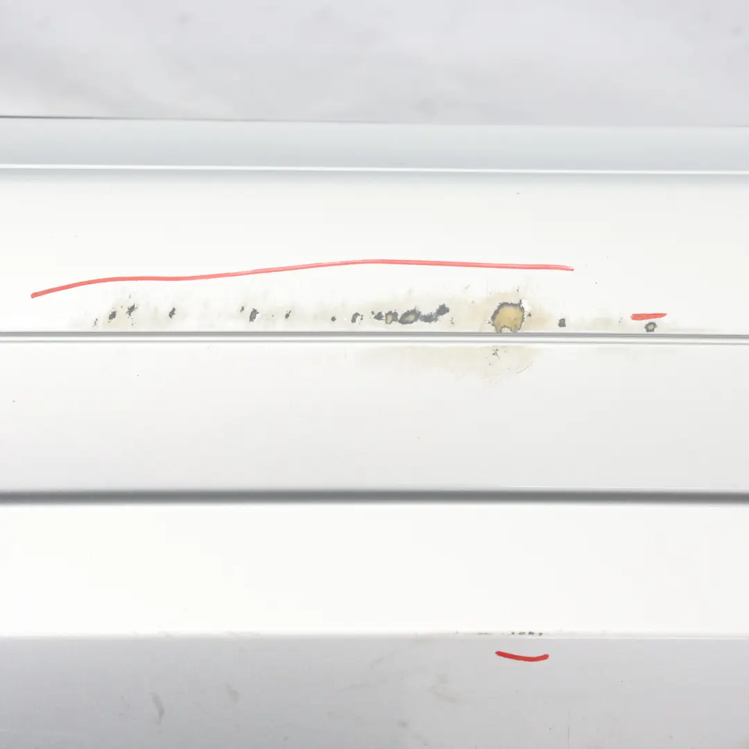 Bumper AMG Trim Panel Cover Iridium Silver Metallic - 775 to Mercedes SLK R171 Rear with Part number A1718852225 Mercedes SLK R171 Rear Bumper AMG Trim Panel Cover Iridium Silver Metallic - 775 - SKU A1718852225-IRS - Part number A1718852225