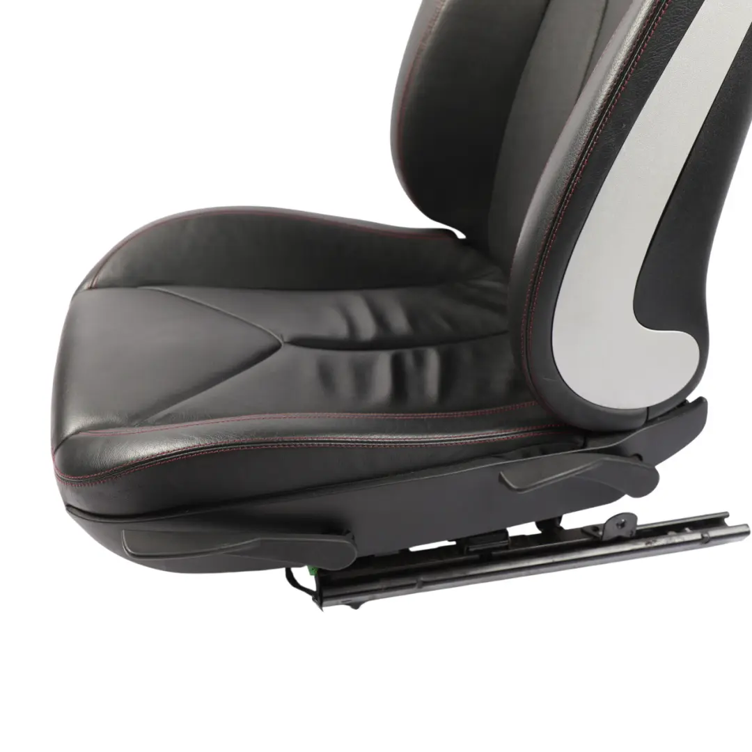 Mercedes SLK R171 Front Seat Heated Neck Warmer Leather Black Red Seam Left N/S - SKU A1719107947-1 - Part number A1719107947