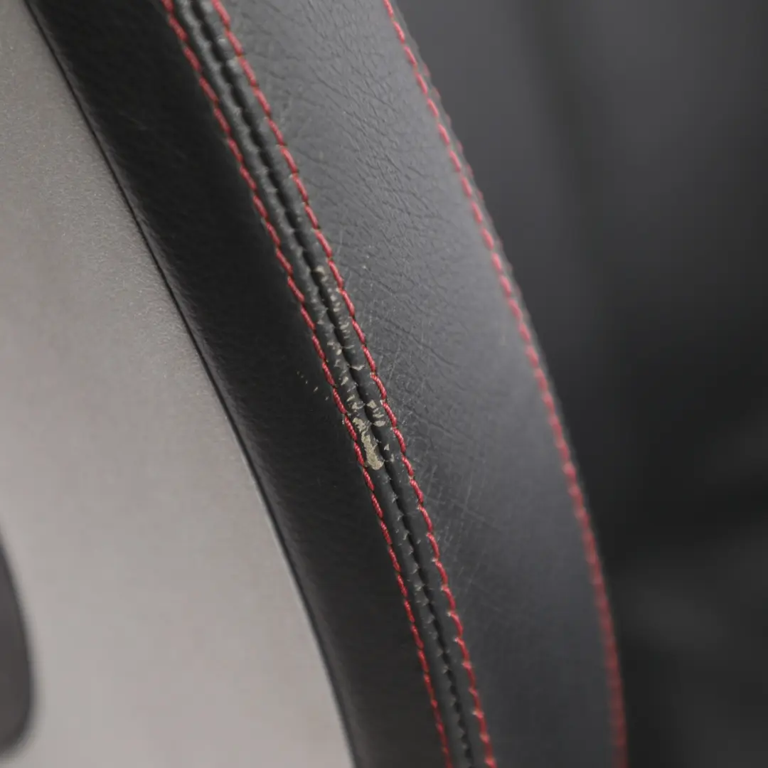 Front Seat Heated Neck Warmer Leather Black Red Seam Left N/S to Mercedes SLK R171 with Part number A1719107947 Mercedes SLK R171 Front Seat Heated Neck Warmer Leather Black Red Seam Left N/S - SKU A1719107947-1 - Part number A1719107947